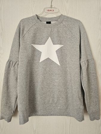 Bogner Fire + Ice Bluse mit Stern Print, Grösse S, Grau