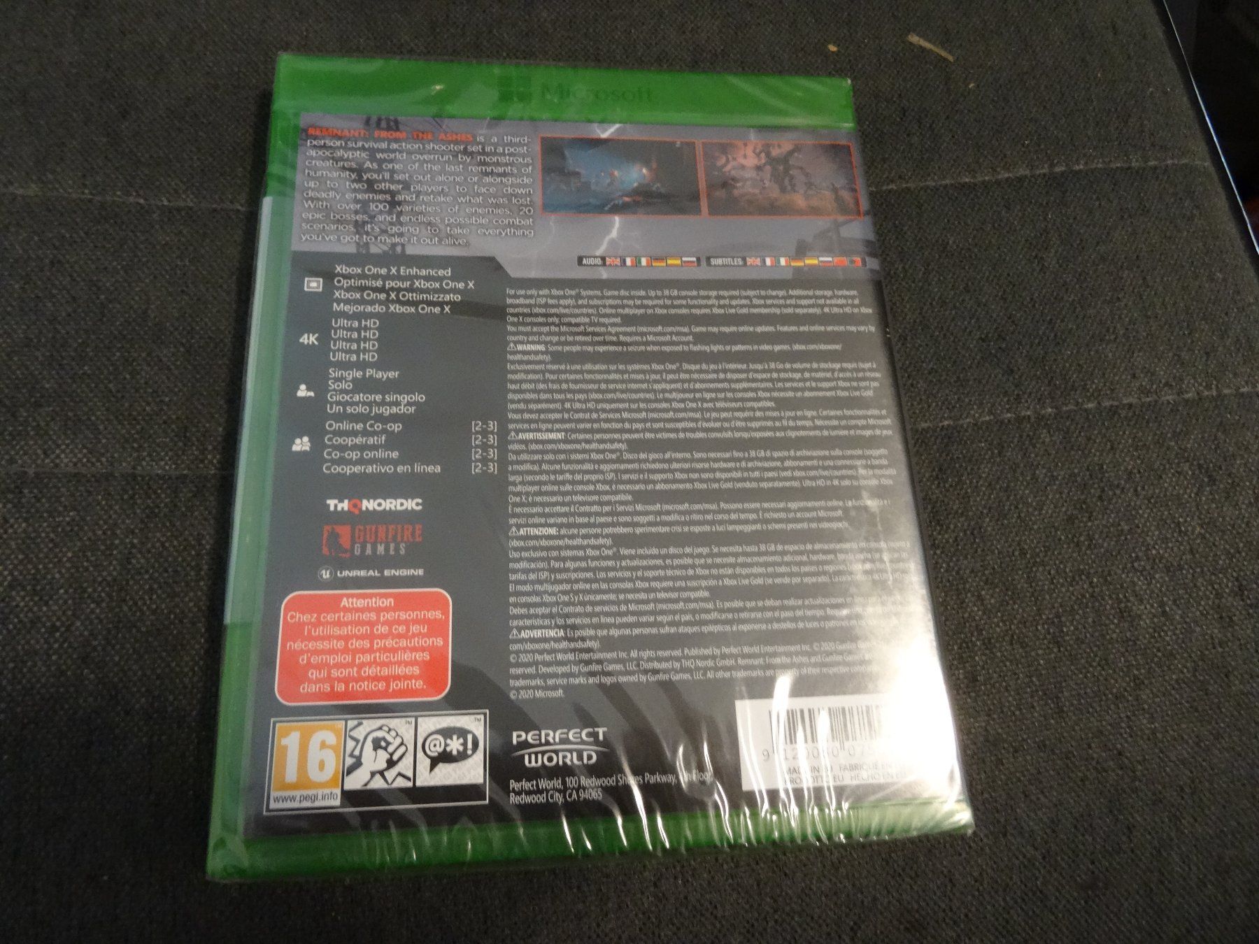 Spiele: Remnant - From the Ashes E (XBOX ONE) (NEUWARE) – Neu und originalverpackt aus Olten von Disc-Ausverkauf 1