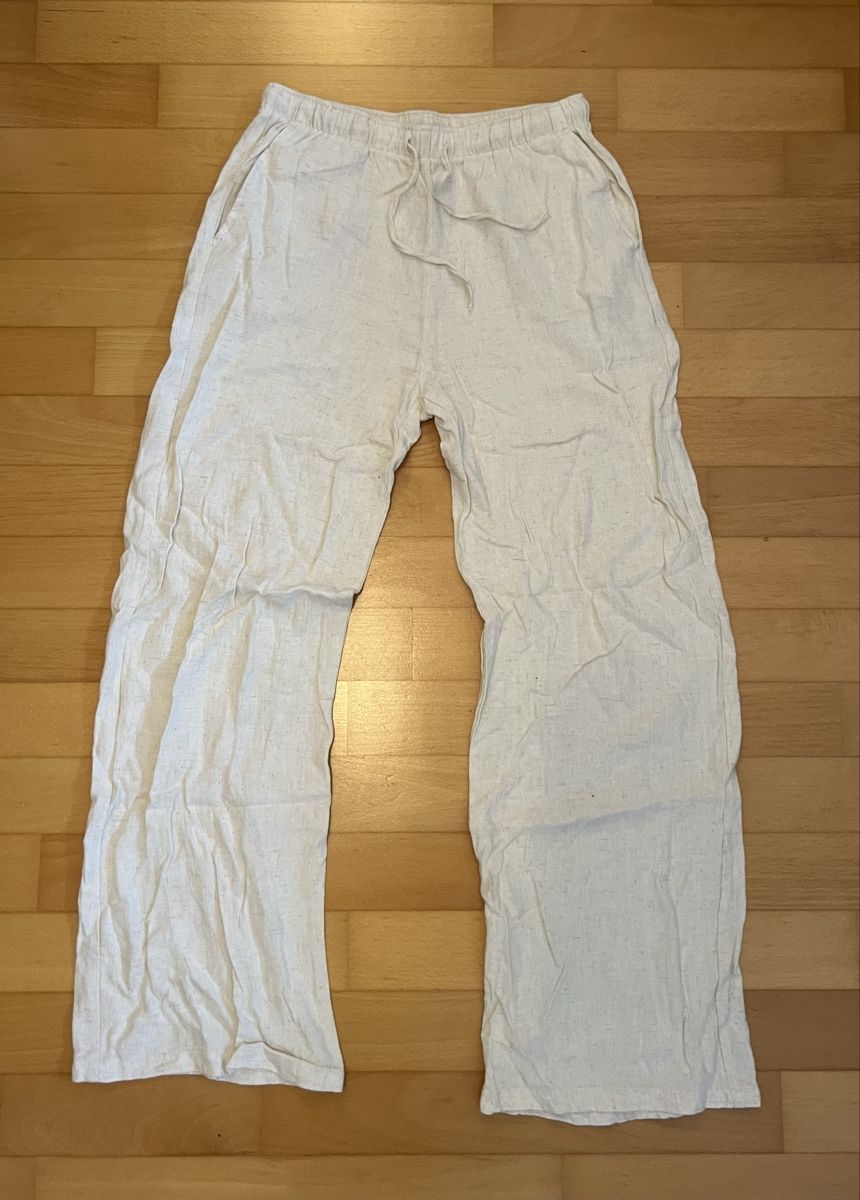 Stradivarius Pantaloni: beige Leinenhose – Nuovo (secondo la descrizione) da Weiach venduto da deb_7zrg