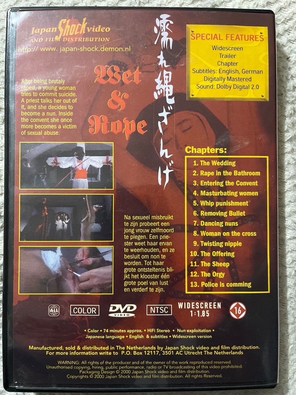 Tutti i DVDs: Wet & Rope – Usato da Basel venduto da patku79 1
