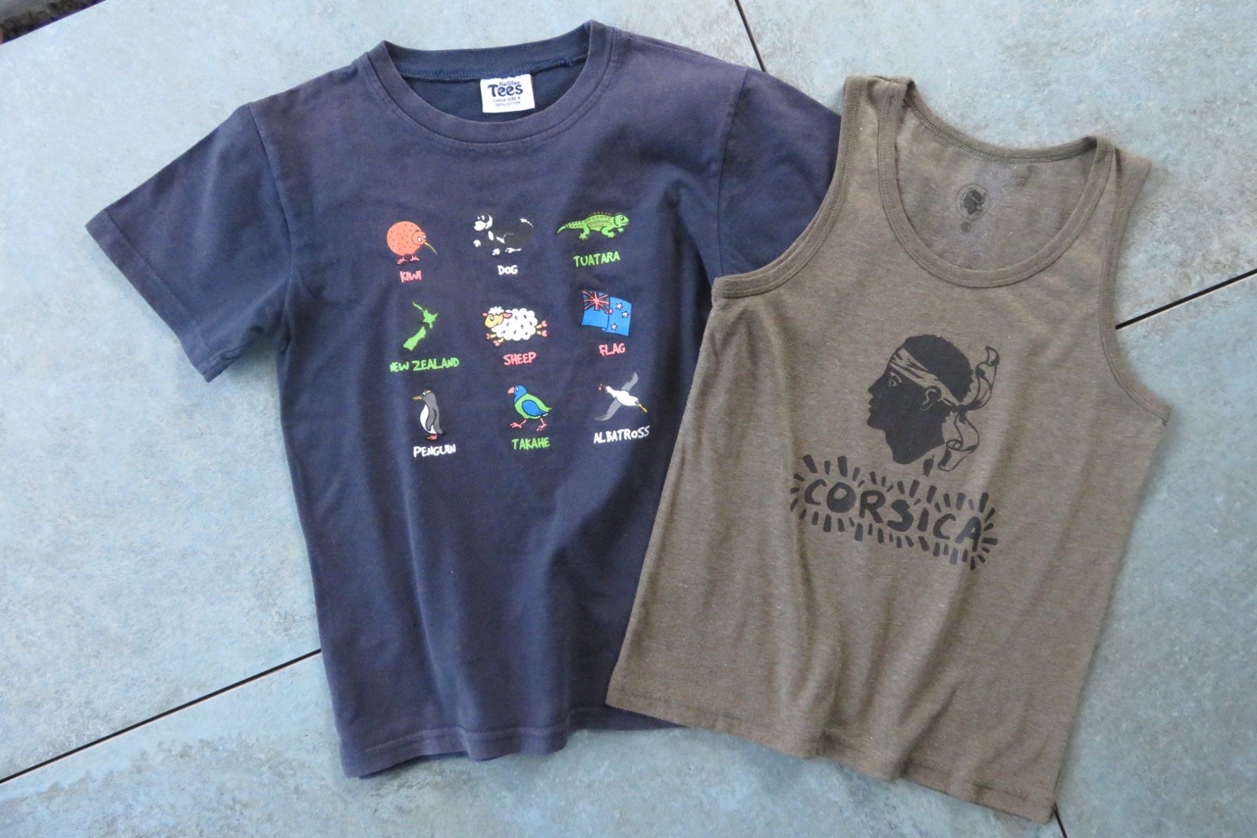Camicie, T-shirt & Polo: 2 T'Shirts Grösse 128 – Usato da Wil ZH venduto da Tamagy