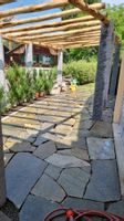 Gartenplatten Naturstein LUSERNA Mosaiken formwild polygonal