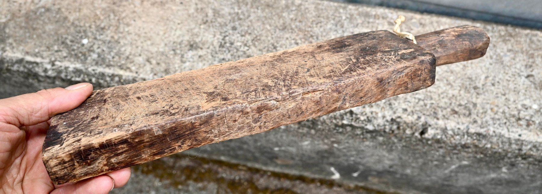 Backformen: antikes Holzmodel handgeschnitzt Zuckerbäckerform L 34.3cm – Gebraucht aus Pfaffhausen von mono_rec 6
