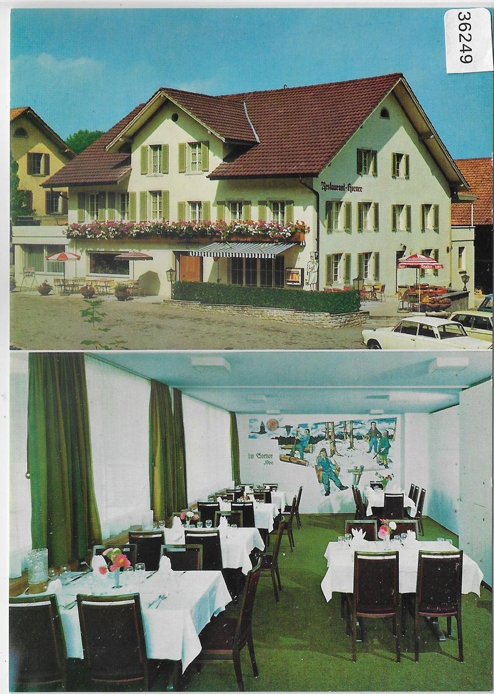 Cartoline postali: Restaurant Horner - Hendschiken AG – Usato da Ettingen venduto da Kartenplanet
