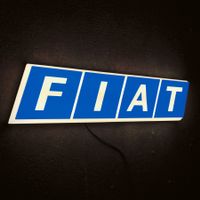 FIAT LED Leuchtreklame Vintagae Style