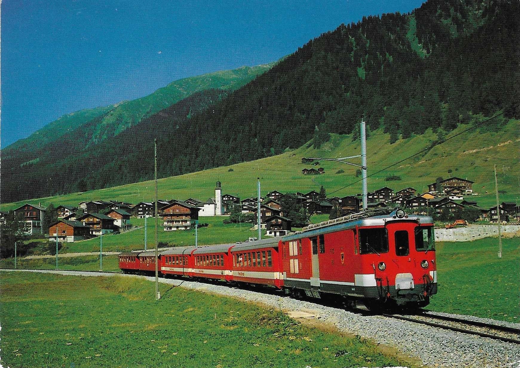 Cartoline postali: Die Furka-Oberalp-Bahn bei Gluringen – Usato da Rothrist venduto da Stranglehold
