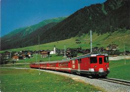 Die Furka-Oberalp-Bahn bei Gluringen