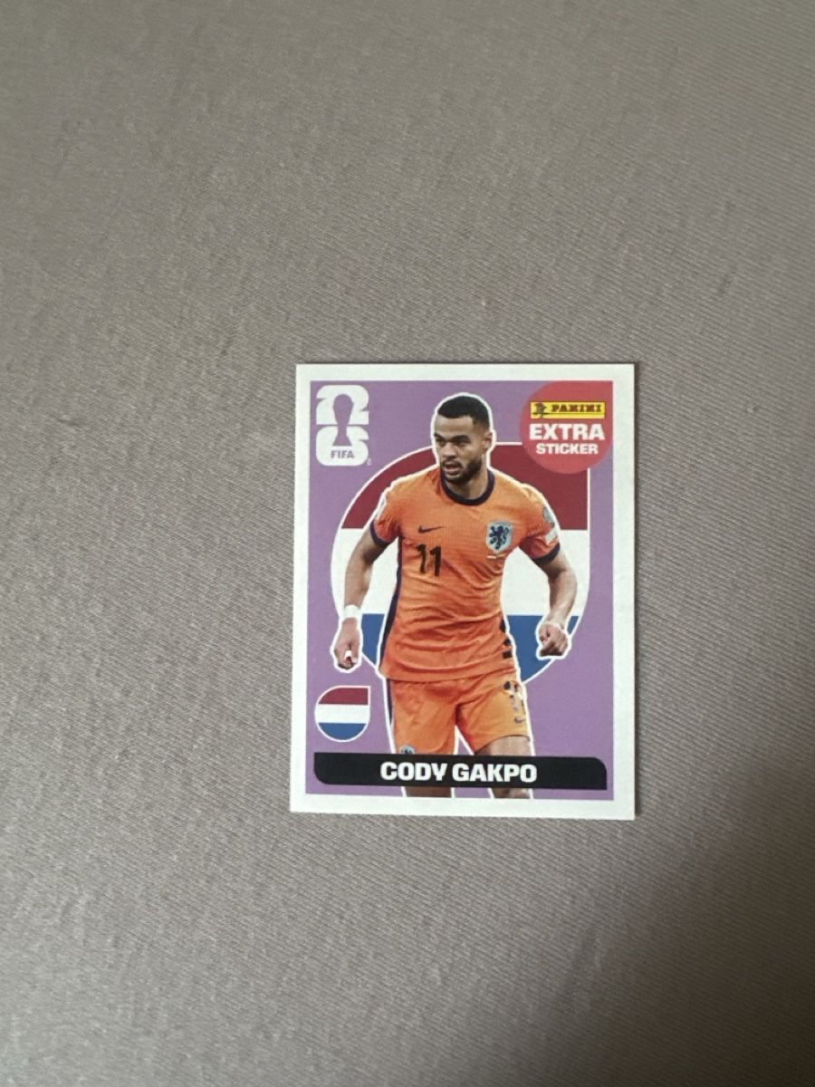 Panini Carte collezionabili: Cody Gakpo Panini Extra Sticker – Nuovo (secondo la descrizione) da Zürich venduto da florelise