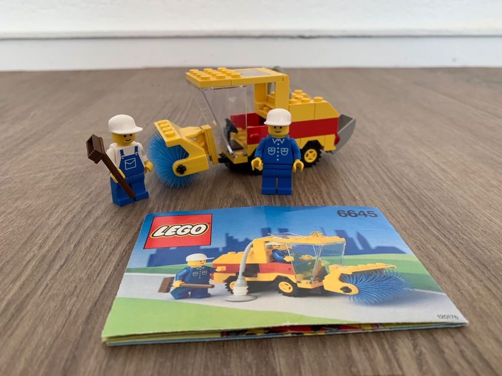 Lego Giocattoli: Vintage Lego 6645 Strassenkehrmaschine + Anleitung – Usato da Fislisbach venduto da chili2006 2
