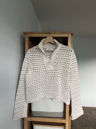 Pullover weiss Gr. 36