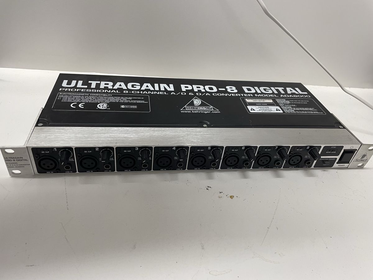 Behringer Equalizzatori: Behringer Ultragain Pro8 Digital ADA8000 – Usato da Zürich venduto da haeschesnonid 3