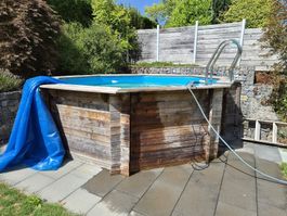 Aufstell Pool Holz
