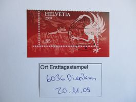 Voll Ort Ersttagsstempel 6036 Dierikon