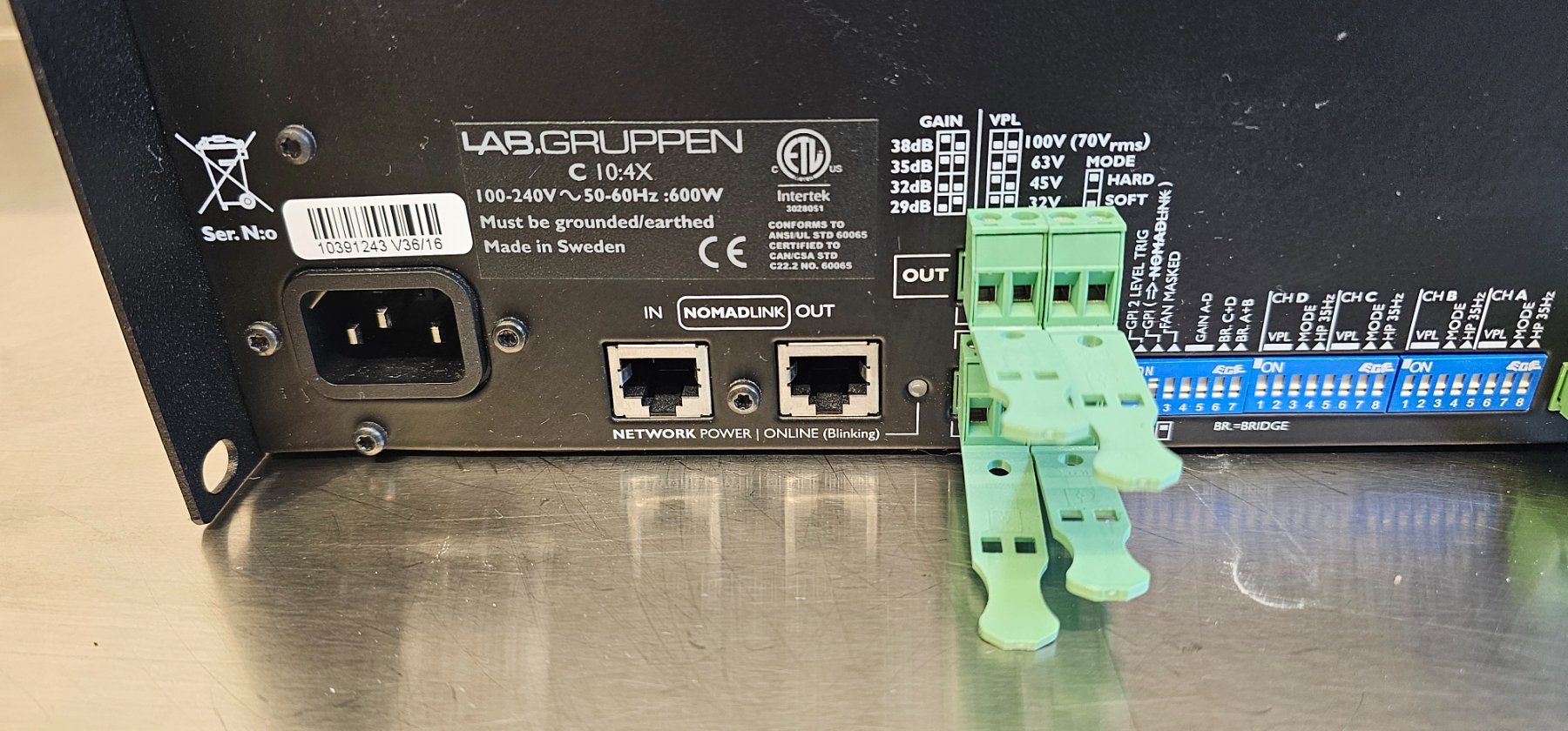 Lab.Gruppen Amplificatori: Lab Gruppen C10:4X-Verstärker – Usato da Küttigen venduto da FuturePlanet 3