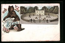 Litho Bern, Bärengraben, Gesamtansicht,