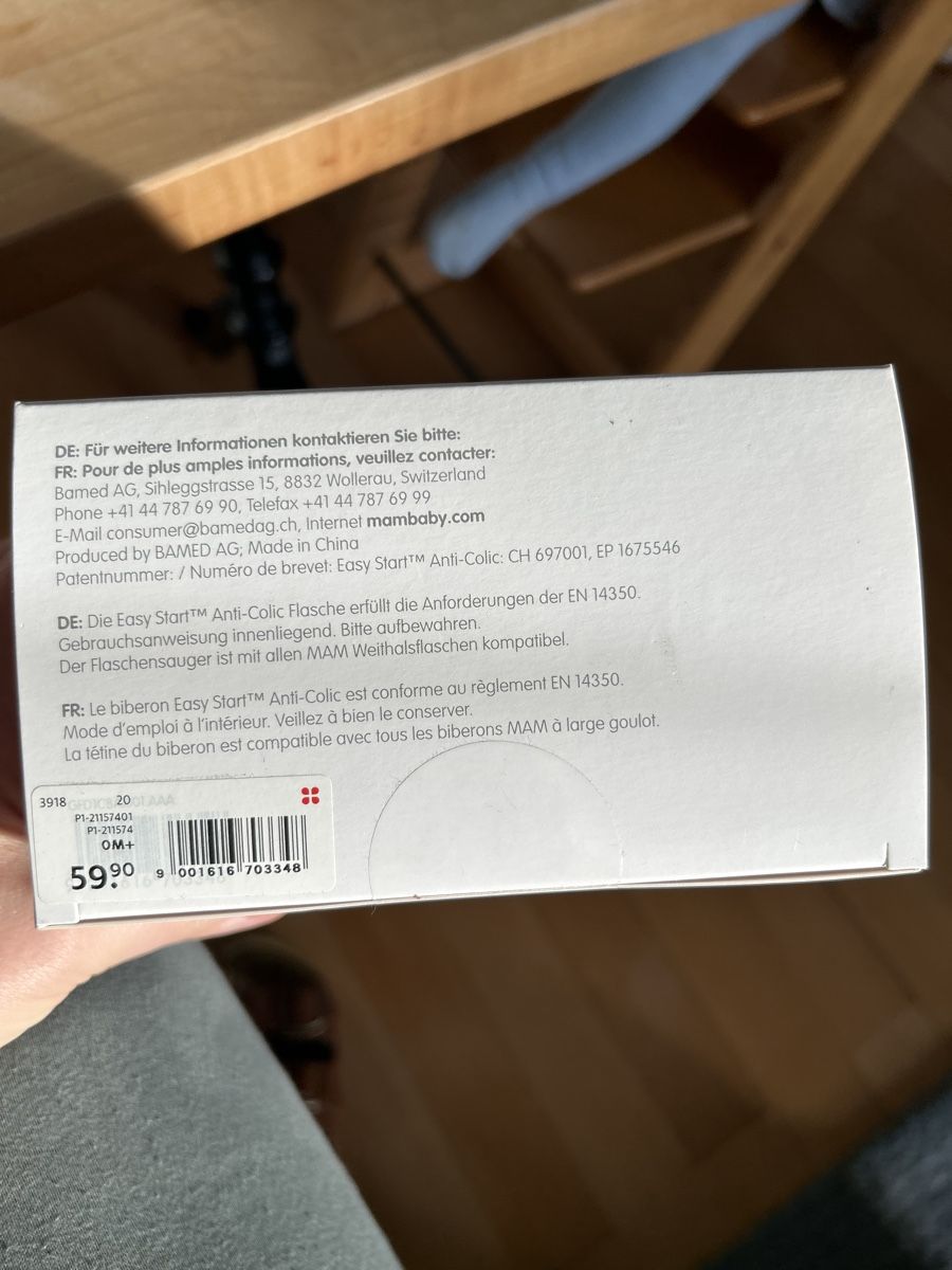 Mam Accessori per l’allattamento: MAM Handmilchpumpe  – Usato da Basel venduto da enfantdor 4