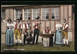 Gesellschaft in Appenzeller-Trachten, Ce