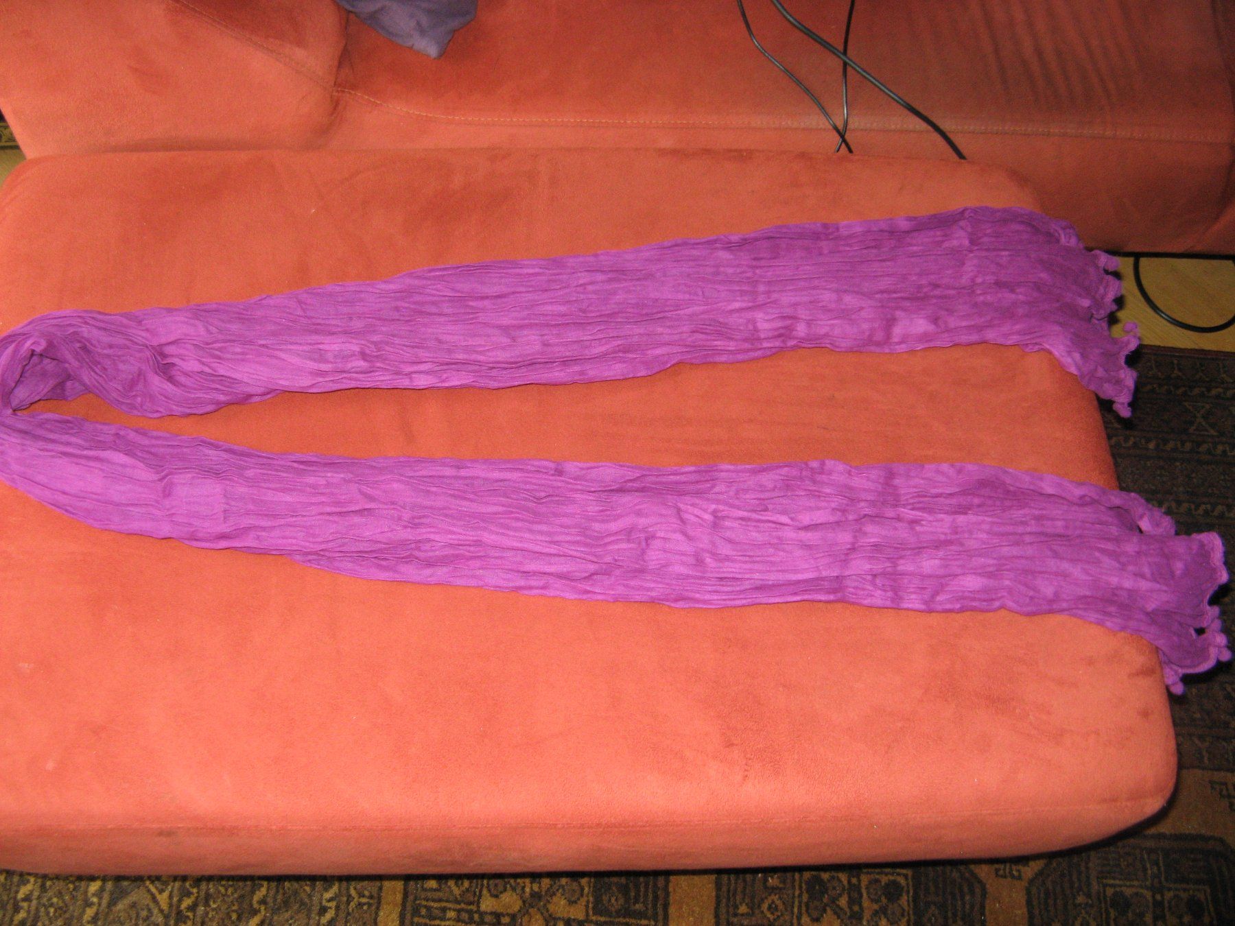 Foulard & Sciarpe: Fuchsia Schal aus Indien – Nuovo (secondo la descrizione) da Zürich venduto da apil