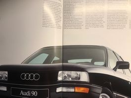 Prospekt Audi 90 7/1987