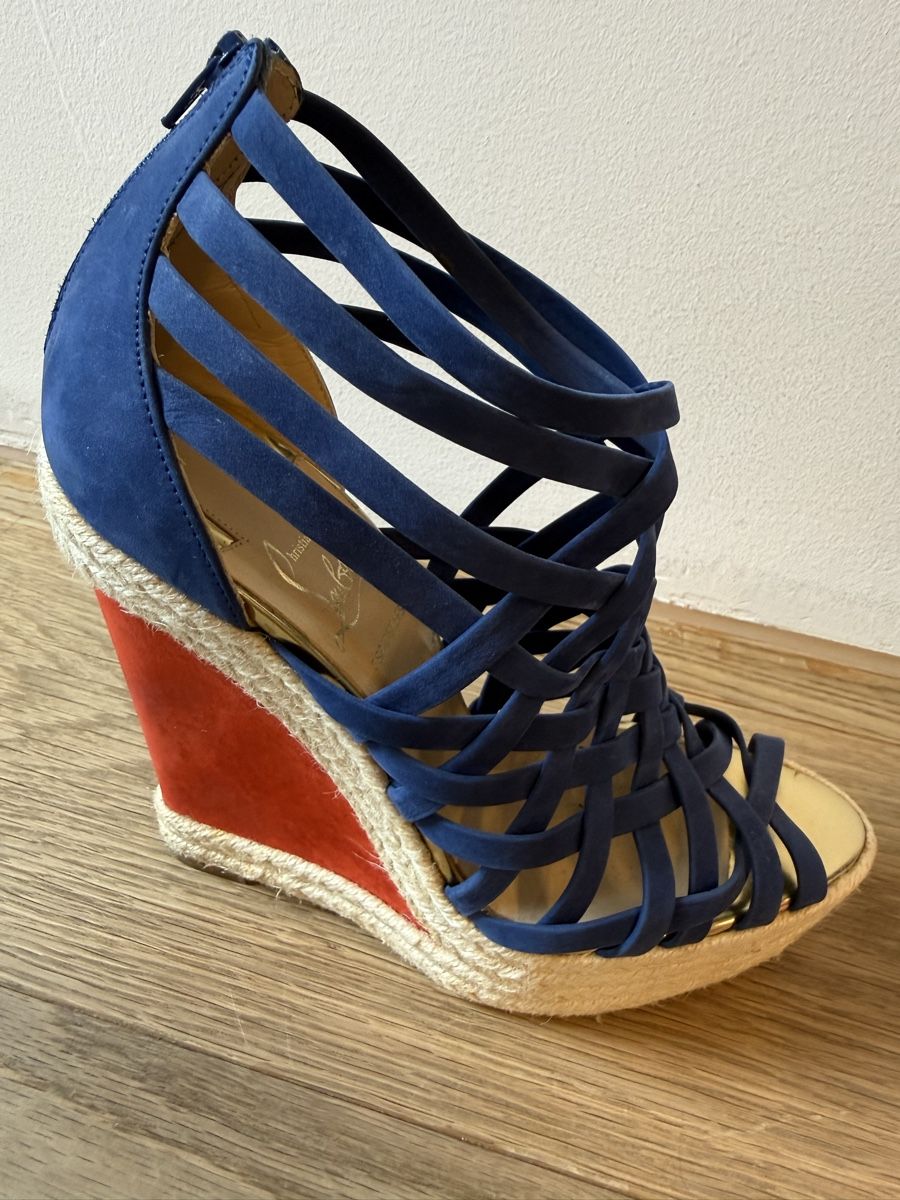 Christian Louboutin Damenschuhe: CHRISTAIN LABOUTIN wedge sandals – Neu (gemäss Beschreibung) aus Bäch SZ von jfog 2