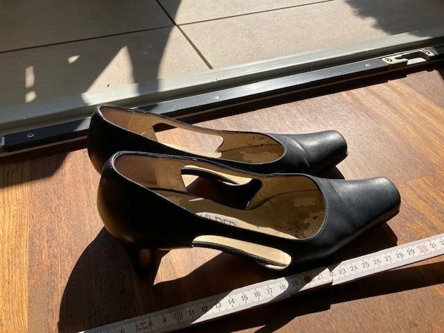 Scarpe da donna: Offener Damenschuh, 36 1/2 blau Leder – Usato da Pfäffikon ZH venduto da GZHDZV 3