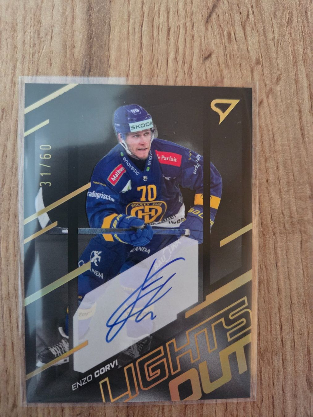 Sportzoo Sammelbilder & Trading cards: HC Davos - Enzo Corvi - Lights Out 31/60 SIGNED – Neu (gemäss Beschreibung) aus Arzier-Le Muids von SmellyCat