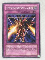 Yu-Gi-Oh! Karte - Verschwindende Zauber - Selten!