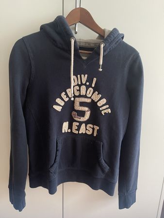 Kapuzenpullover Abercrombie & Fitch dunkelblau gebraucht