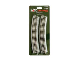 2-220 Gebogenes Gleis R610 22.5° 4 Stk.