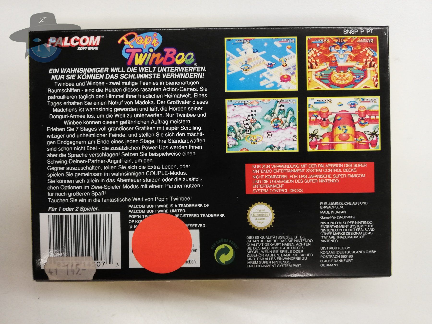 Nintendo Spiele: Pop'n Twinbee / Super Nintendo SNES – Gebraucht aus St. Gallen von zorro_dc 1