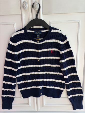 Ralph Lauren girls cardigan sweater Jäckli 8 10 Y 140 NEW