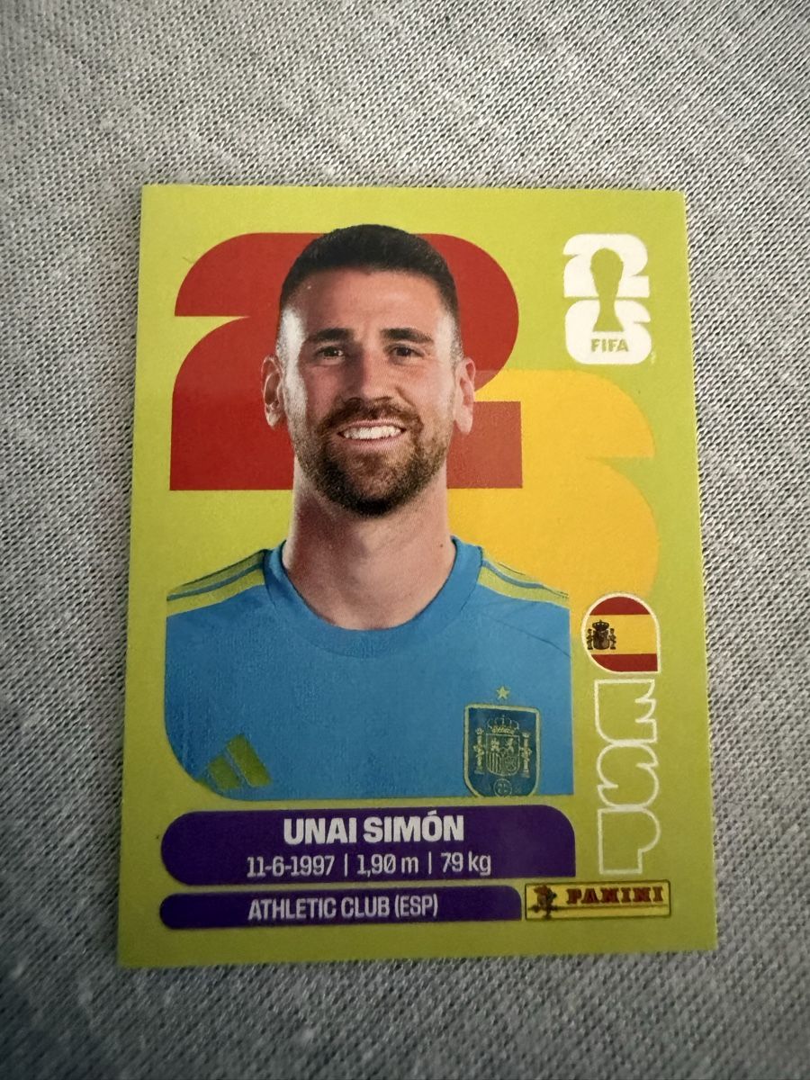 Panini Carte collezionabili: ESP2, Unai Simón, Panini, WM26  – Nuovo (secondo la descrizione) da Amriswil venduto da ALETAL