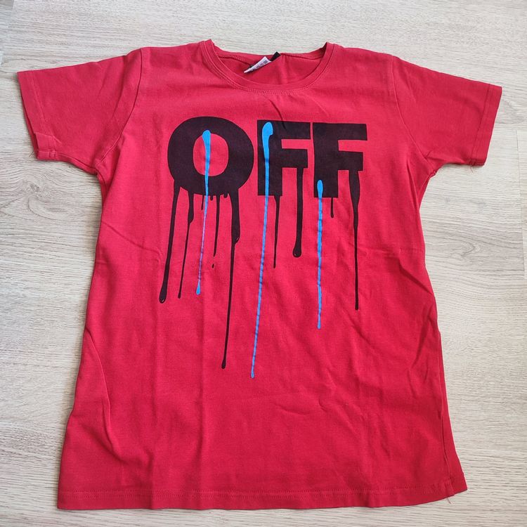 off-white-shirt-gr-158-164-rot-kaufen-auf-ricardo