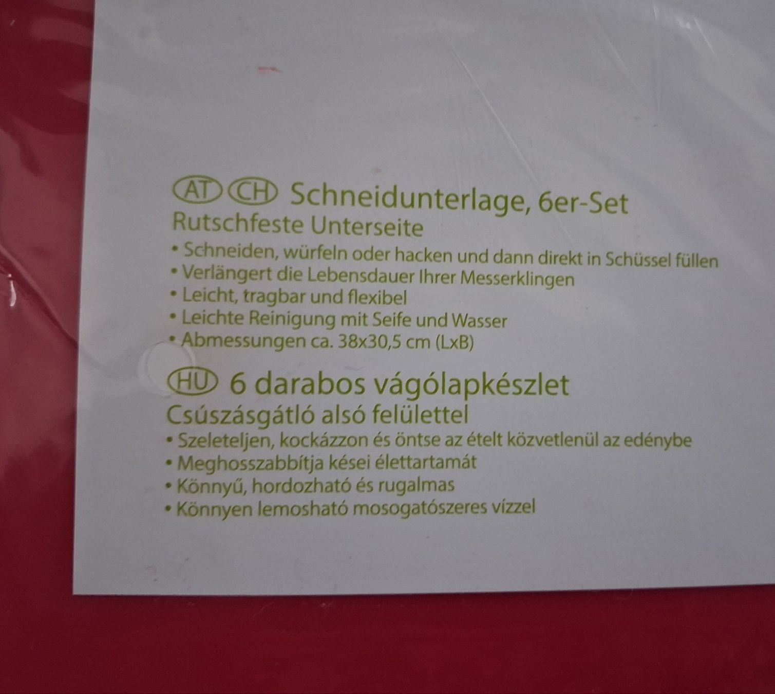 Elettrodomestici da cucina: Kitchenware Schneidunterlage, 6er-Set, neu – Nuovo e nell'imballaggio originale da Wald ZH venduto da e8e 3