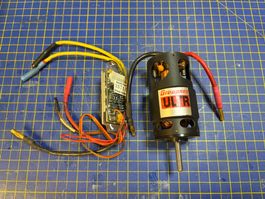 Elektromotor Graupner Ultra 3314 18V mit Regler