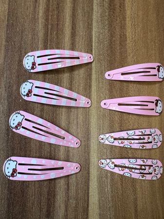 8x set HELLO KITTY HAARSPANGEN