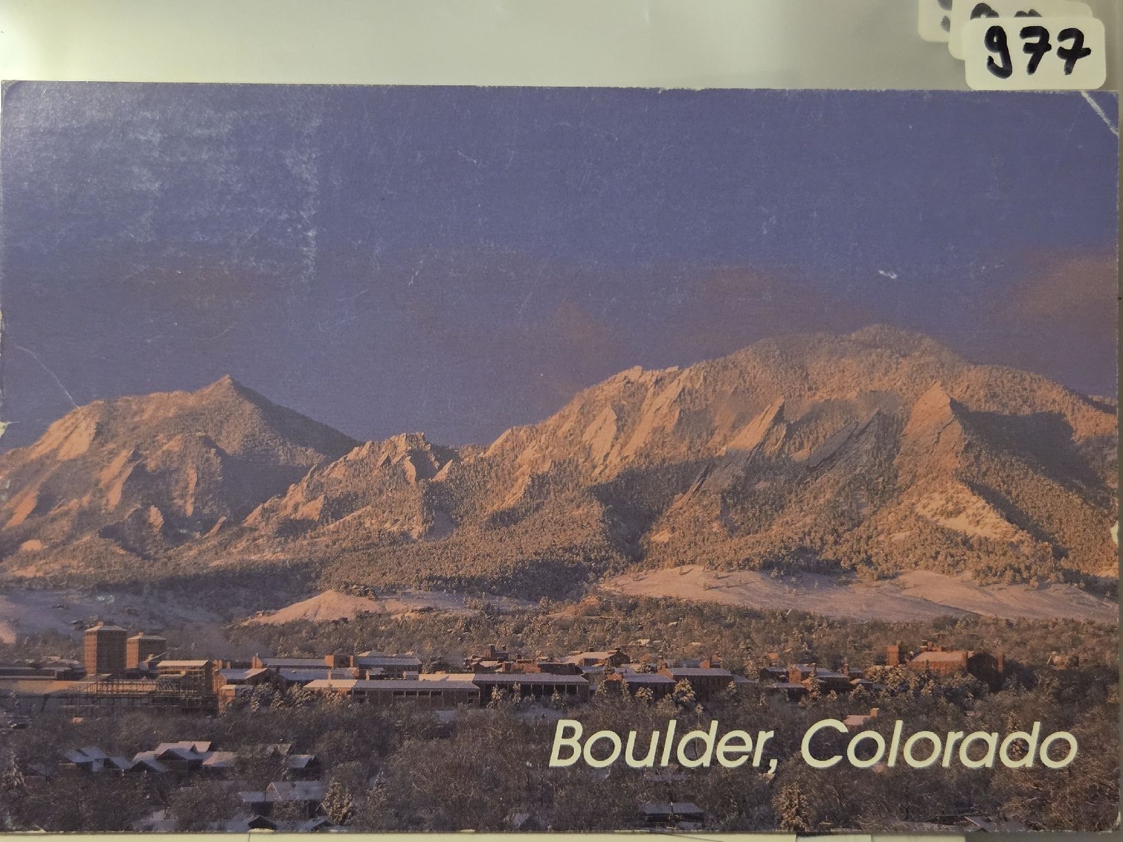Cartoline postali: Ansichtskarte Boulder Colorado USA 1993 – Usato da Dintikon venduto da Vexi