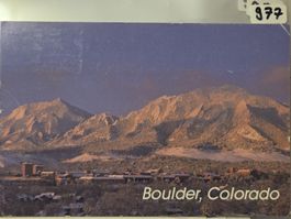 Ansichtskarte Boulder Colorado USA 1993
