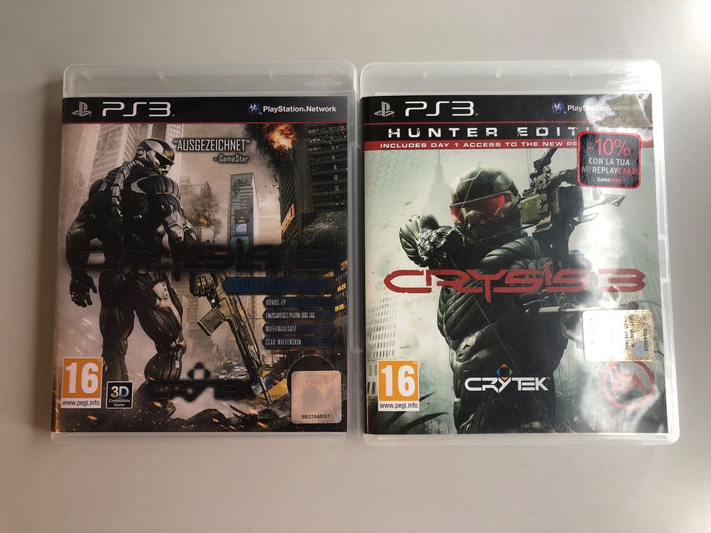 Crysis 2 und Crysis 3 - PS3 | Kaufen auf Ricardo