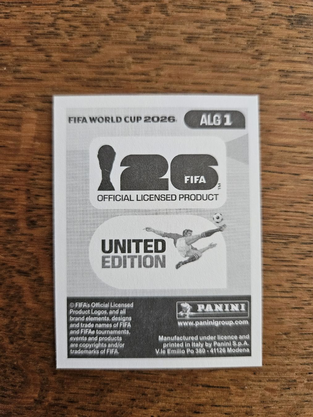 Panini Carte collezionabili: Panini Sticker WM 2026 - ALG 1 – Nuovo (secondo la descrizione) da Reinach BL venduto da BaselStar 1
