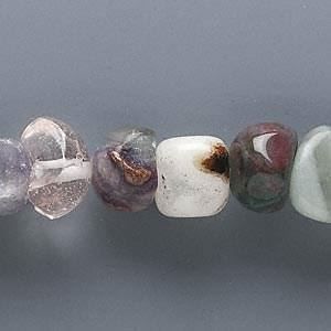 Perlen (unechte): Multi Stone beads Nuggets  1 Strang – Neu (gemäss Beschreibung) aus Alpnachstad von perlengaby