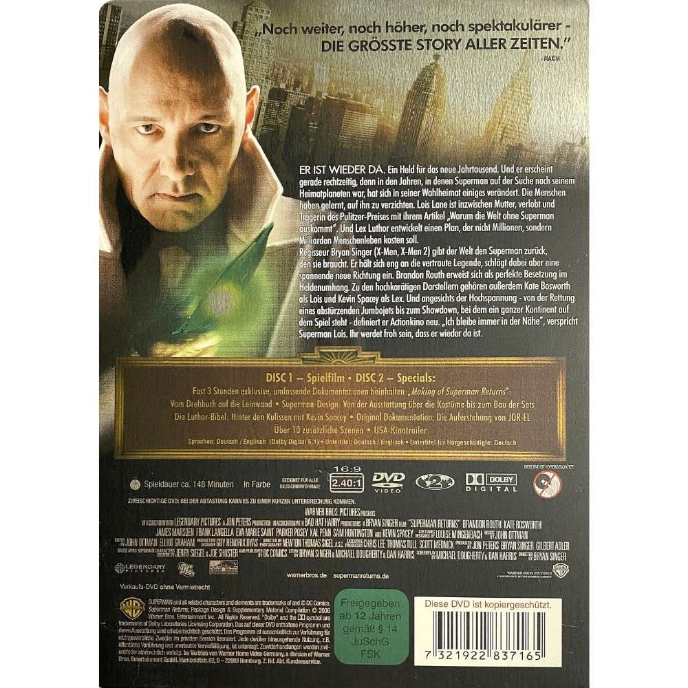 Alle DVDs: Superman Returns - Steelbook Edition - DVD – Gebraucht aus Jonschwil von Jomase 1