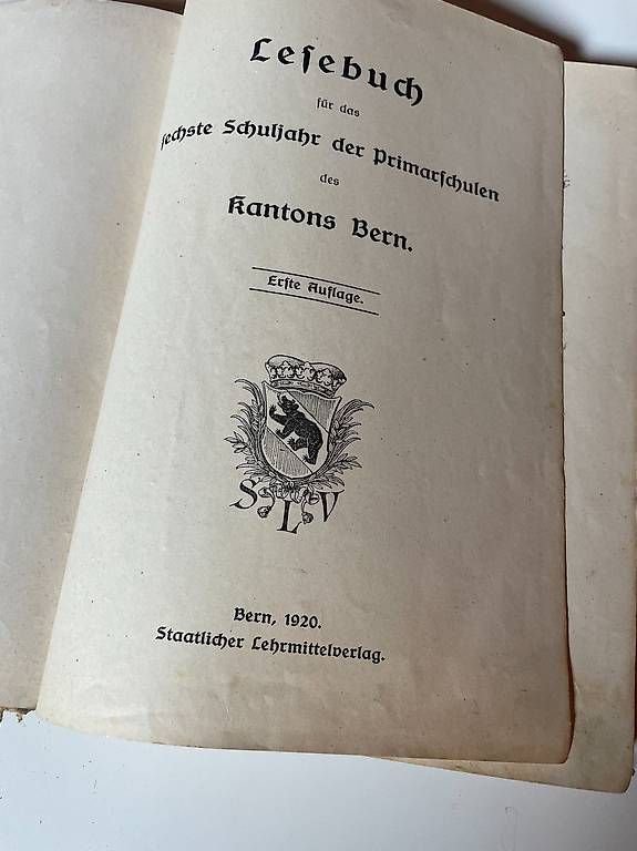 Libri: Lesebuch des Kantons Bern – Usato da Weissenburg venduto da usem_Oberland