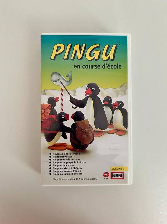 Tutti i VHS: Pingu en course d'école Cassette VHS – Usato da Couvet venduto da Aura_aura