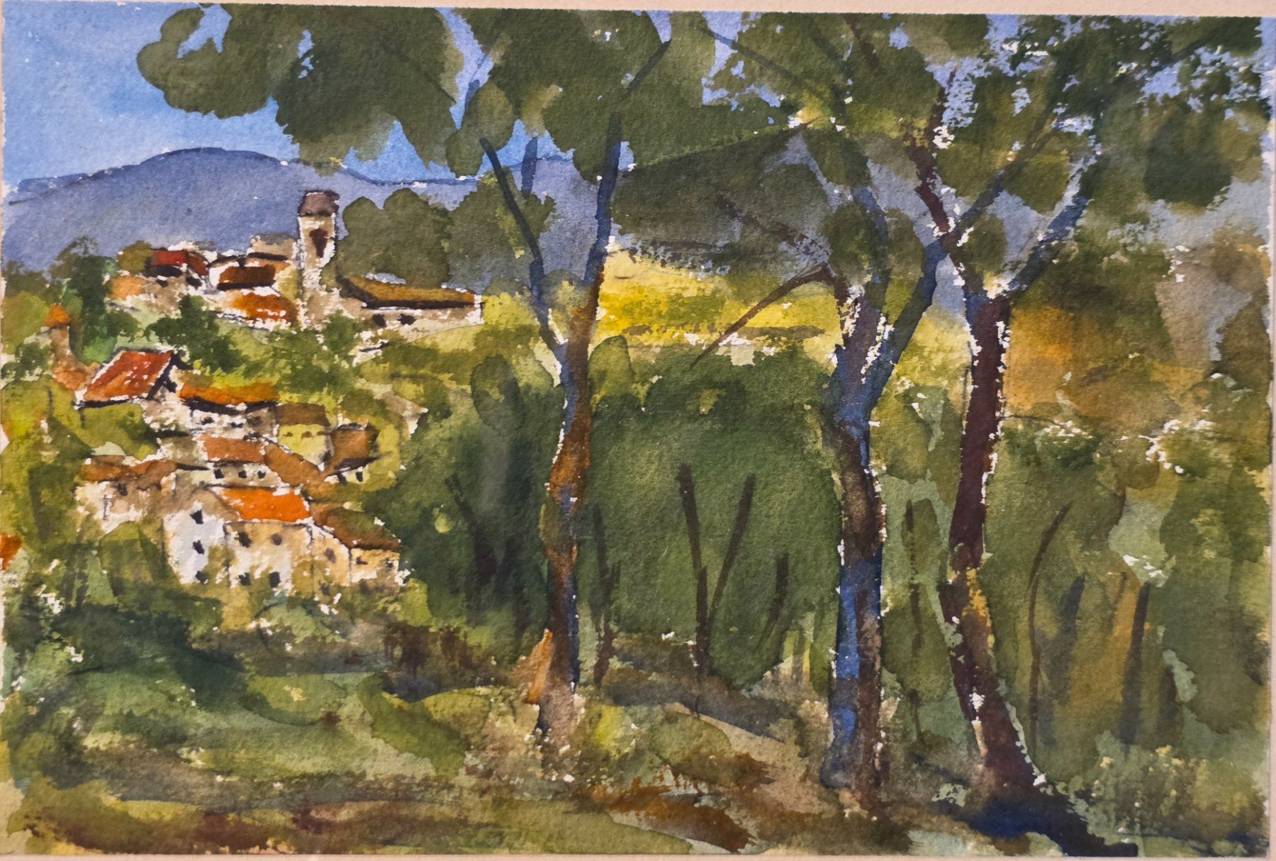 Gemälde: Aquarell 34 x 28 cm – Gebraucht aus Rohrbach von lod_m58r 3