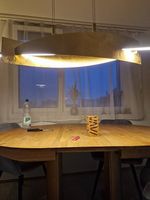 Schöne Goldene Edle LED Hängelampe