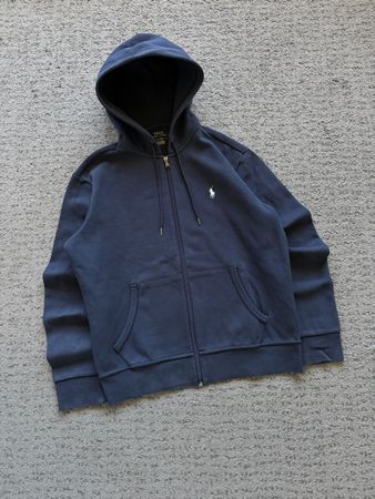 Sweat à capuche Ralph Lauren bleu marine taille M
