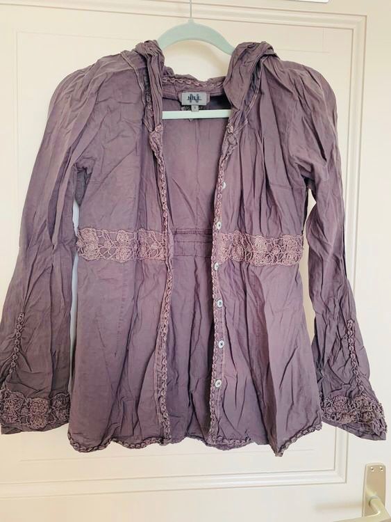 Veste Grise Desigual Avec Broderies - Taille 38 - Toute Neuve Sans étiquettes