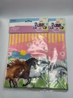 2x Pferde Tischdecke, Charming Horses, Sommer Party!