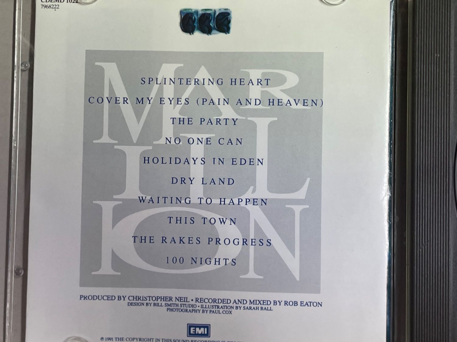 CDs: Marillion-Holidays In Eden – Gebraucht aus Muri b. Bern von AdidasCollector 3